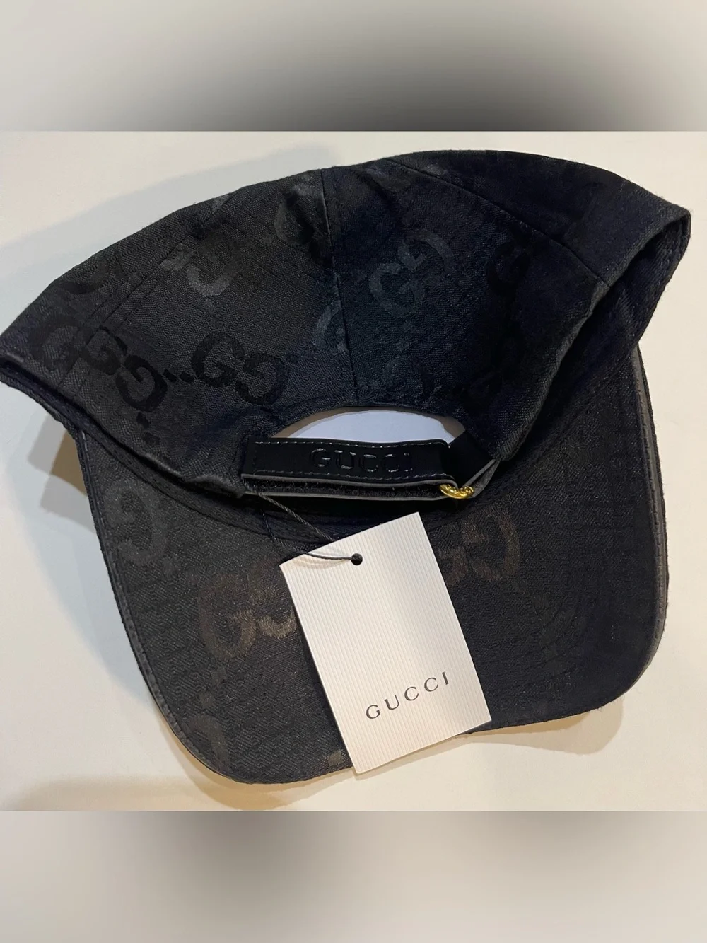 Black Gucci GG Hat